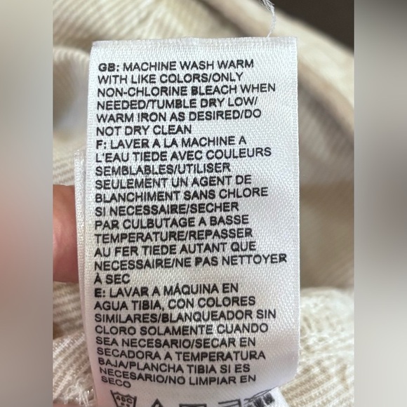 The North Face Khaki Pinstriped Linen Shorts Size 10 Regular - Picture 7 of 13